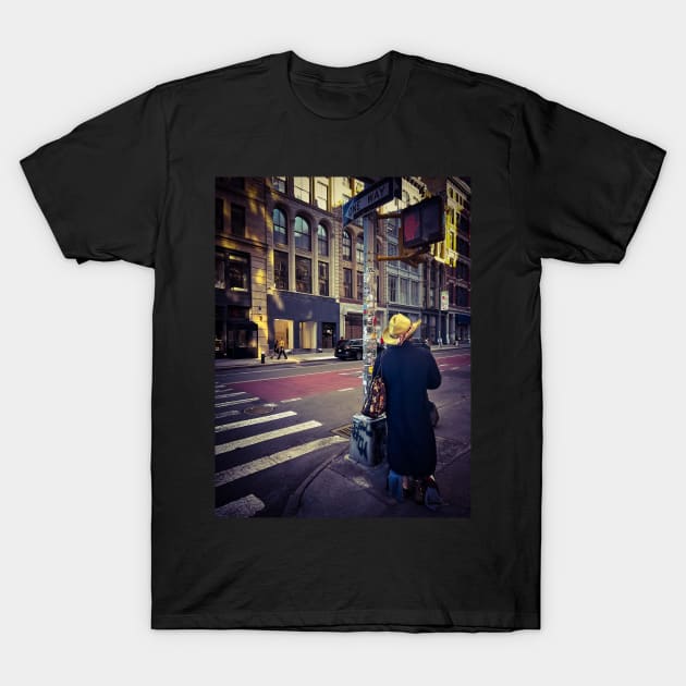 Manhattan SoHo Tribeca New York City T-Shirt by eleonoraingrid